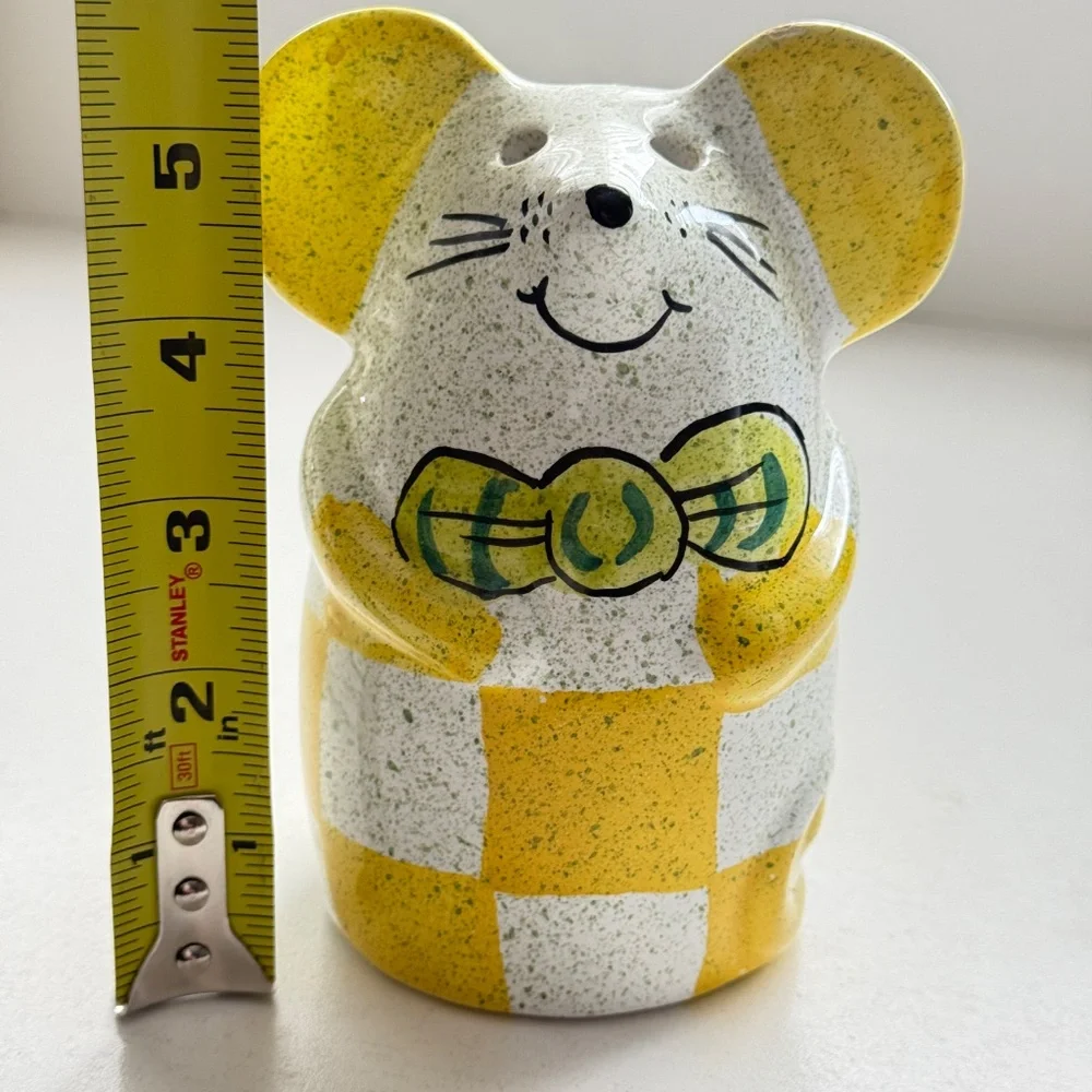 Ceramic Mouse‎ Parmesan Shaker Made In Italy Hand Painted